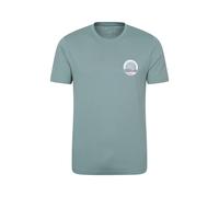 Mountain Warehouse Mens Regional Men Southwold Short Sleeve T-Shirt In Pale