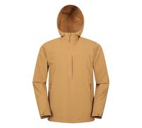 Mountain Warehouse Mens Retreat Packable Soft Shell Jacket - Tan - S - Tan - 100% Mixed