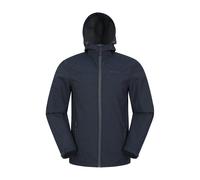 Mountain Warehouse Mens Reykjavik Softshell Windproof Jacket - Navy - S - Navy - 100% Polyester