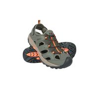 Mountain Warehouse Mens Rift Drainage Sandals - Khaki Green - 11 UK - Khaki Green - 50% Synthetic/50% Textile