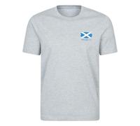 Mountain Warehouse Mens Scotland T-Shirt - Grey - L - Grey - 95% Organic Cotton/5% Viscose