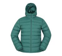 Mountain Warehouse Mens Seasons II Camo Padded Jacket - Bright Green - L - Bright Green - 100% Polyamide