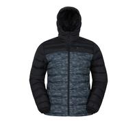 Mountain Warehouse Mens Seasons II Camo Padded Jacket - Monochrome - 3XL - Monochrome - 100% Polyamide