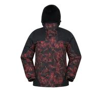 Mountain Warehouse Mens Shadow II Printed Ski Jacket - Bright Orange - 3XL - Bright Orange - 100% Polyester