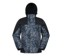 Mountain Warehouse Mens Shadow II Printed Ski Jacket - Brown - 3XL - Brown - 100% Polyester