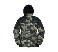 Mountain Warehouse Mens Shadow II Printed Ski Jacket - Dark Green - XS - Dark Green - 100% Polyester