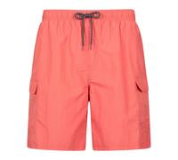 Mountain Warehouse Mens Shoreline Cargo Board Shorts - Coral - XL - Coral - 100% Mixed