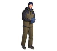 Mountain Warehouse Mens Ski Jacket and Pant Set - Breathable, Thermal Tested -30°C Snowskirt, Microfibre insulation - Best for Autumn Winter, Sports, Walking & Outdoors Dark Khaki (01) 2XL