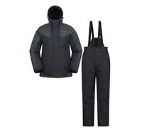 Mountain Warehouse Men's Padded Ski Jacket and Pant Set Waterproof Zip Ski Suit
