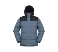 Mountain Warehouse Mens Snow Borg Lined Padded Jacket - Grey - 3XL - Grey