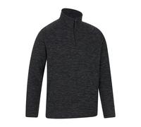 Mountain Warehouse Mens Snowdon II Fleece Top - Black - S - Black - 100% Polyester
