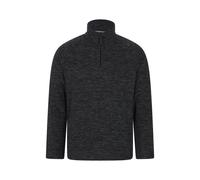 Mountain Warehouse Mens Snowdon II Fleece Top - Black - XXL - Black - 100% Polyester