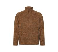 Mountain Warehouse Mens Snowdon II Fleece Top - Burnt Orange - XXS - Burnt Orange - 100% Polyester