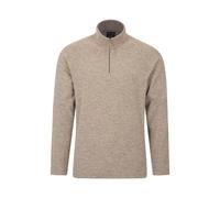 Mountain Warehouse Mens Snowdon II Fleece Top - Light Brown - Light Brown - S