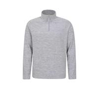 Mountain Warehouse Mens Snowdon II Fleece Top - Light Grey - Light Grey - XXS