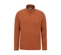 Mountain Warehouse Mens Snowdon II Fleece Top - Rust - XXS - Rust - 100% Polyester
