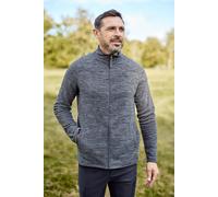 Mountain Warehouse Mens Snowdon II Full Zip Fleece Jacket - Charcoal - Charcoal - 4XL