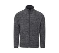 Mountain Warehouse Mens Snowdon II Full Zip Fleece Jacket - Charcoal - M - Charcoal - 100% Polyester