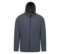 Mountain Warehouse Mens Snowdon II Full Zip Hoodie - Black - Black - S - 100% Polyester