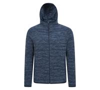 Mountain Warehouse Snowdon Microfleece Mens Hoodie Blue 2XL