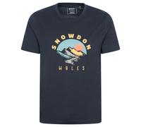 Mountain Warehouse Mens Snowdon Short-Sleeved T-Shirt - Navy - L - Navy