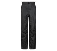 Mountain Warehouse Mens Spray Waterproof Regular Trousers - Black - Black - XS
