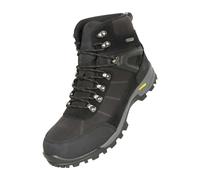 Mountain Warehouse Mens Storm Extreme Suede Waterproof Hiking Boots - Black - 8 UK - Black - 25% Rubber/25% Synthetic/25% Mesh/25% Suede