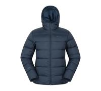 Mountain Warehouse Mens Stratus Down Packable Hooded Jacket - Navy - 3XL - Navy - 100% Polyamide
