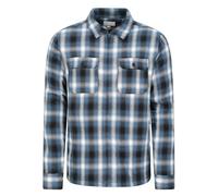 Mountain Warehouse Mens Stream II Flannel Lined Shirt - Blue - S - Blue