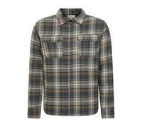 Mountain Warehouse Mens Stream II Flannel Lined Shirt - Dark Khaki - 4XL - Dark Khaki - 100% Cotton