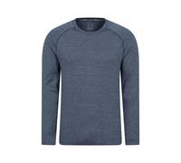 Mountain Warehouse Mens Stripe IsoCool Base Layer Top - Navy - Navy - 4XL