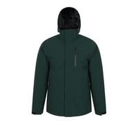 Mountain Warehouse Mens Sycamore 3 in 1 Waterproof Jacket - Dark Green - 3XL - Dark Green - 100% Polyamide