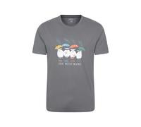 Mountain Warehouse Men's T-Shirt Great British Weather Graphic Print Tee