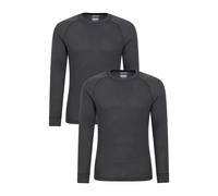 Mountain Warehouse Talus Mens Isotherm Base Layer Top | Lightweight & Comfortable IsoTherm Thermal T-shirt, Comfy, Warm & Moisture Wicking & Quick Dry Skins for Active Wear & Winter