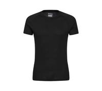 Mountain Warehouse Mens Talus Round Neck Short-Sleeved Thermal Top (Black) - Size 2XL