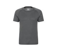 Mountain Warehouse Mens Talus Round Neck Short-Sleeved Thermal Top - Charcoal