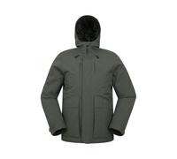 Mountain Warehouse Mens Tempest Waterproof Padded Jacket - Khaki Green - XXS - Khaki Green - 100% Polyester