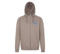 Mountain Warehouse Texture Mountain Graphic Mens Full Zip Hoodie Brown 3XL