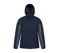 Mountain Warehouse Mens Thunderstorm 3 in 1 Waterproof Jacket - Dark Blue - L - Dark Blue