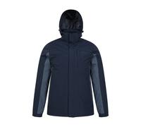 Mountain Warehouse Mens Thunderstorm 3 in 1 Waterproof Jacket - Dark Blue - M - Dark Blue - 100% Polyester