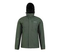 Mountain Warehouse Mens Thunderstorm 3 in 1 Waterproof Jacket - Khaki - XXS - Khaki - 100% Polyester
