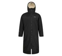 Mountain Warehouse Mens Tidal Waterproof Robe - Black - S - Black - 100% Polyamide