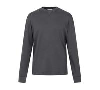 Mountain Warehouse Mens Tillsbury Textured Waffle Crew Neck Long-Sleeved Sweatshirt - Charcoal - Charcoal - M