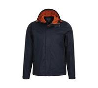 Mountain Warehouse Mens Torrent Waterproof Jacket - Navy - 4XL - Navy - 100% Nylon