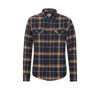 Mountain Warehouse Mens Trace Flannel Long-Sleeved Shirt - Bright Blue - Bright Blue - L