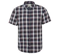 Mountain Warehouse Mens Trace Flannel Short-Sleeved Shirt - Blue - L - Blue - 100% Cotton