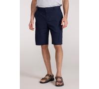 Mountain Warehouse Trek Mens Shorts - Lightweight Shorts, Durable Cargo Short Trousers, Comfortable Bottoms, 7 Pockets - for Trekking, Hiking, Running & Camping Navy Men's W30