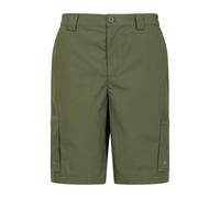 Mountain Warehouse Mens Trek Shorts - Khaki Green - 32R - Khaki Green - 85% Polyester/15% Cotton