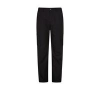 Mountain Warehouse Mens Trek Stretch Long Winter Hiking Trousers - Black - Black - 40R
