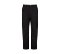 Mountain Warehouse Mens Trek Stretch Long Winter Hiking Trousers - Black - Black - 42L - 94% Polyamide/6% Elastane